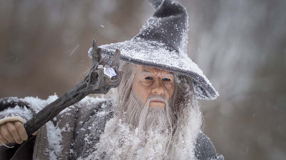 Gandalf in the snow