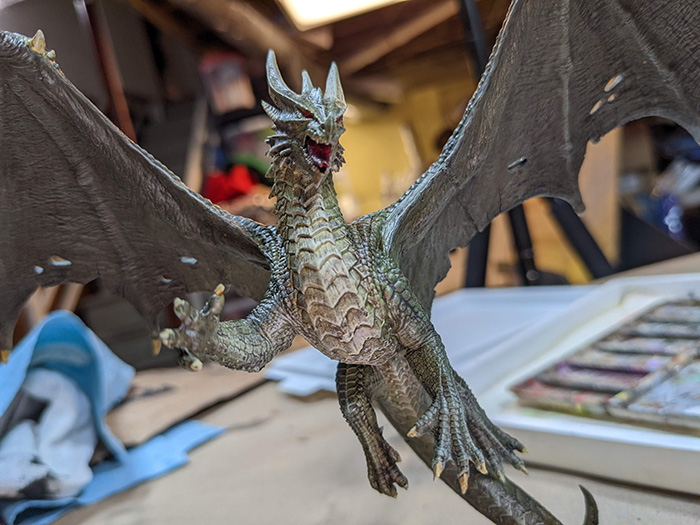 3D printed dragon