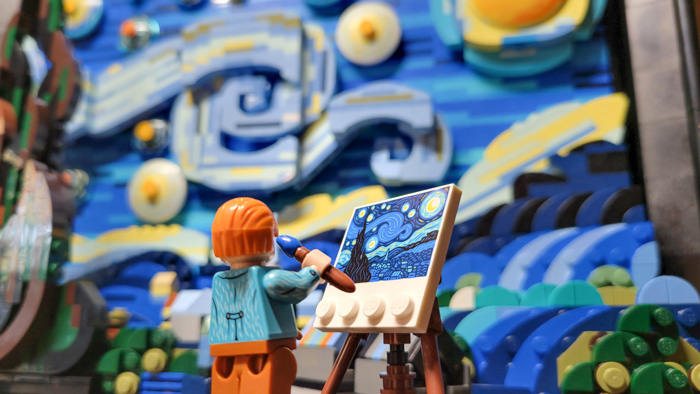 LEGO Is Recreating Van Gogh's Famous 'Starry Night' Painting Into A 3D LEGO  Set