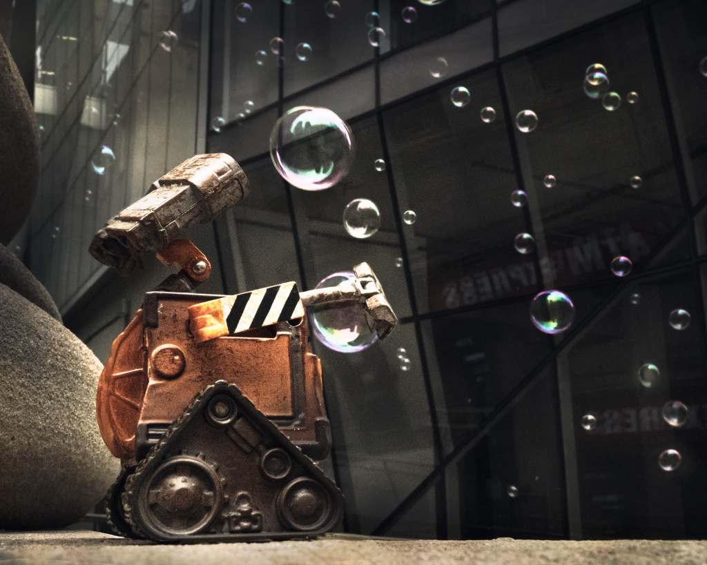 Wall-e and the bubbles