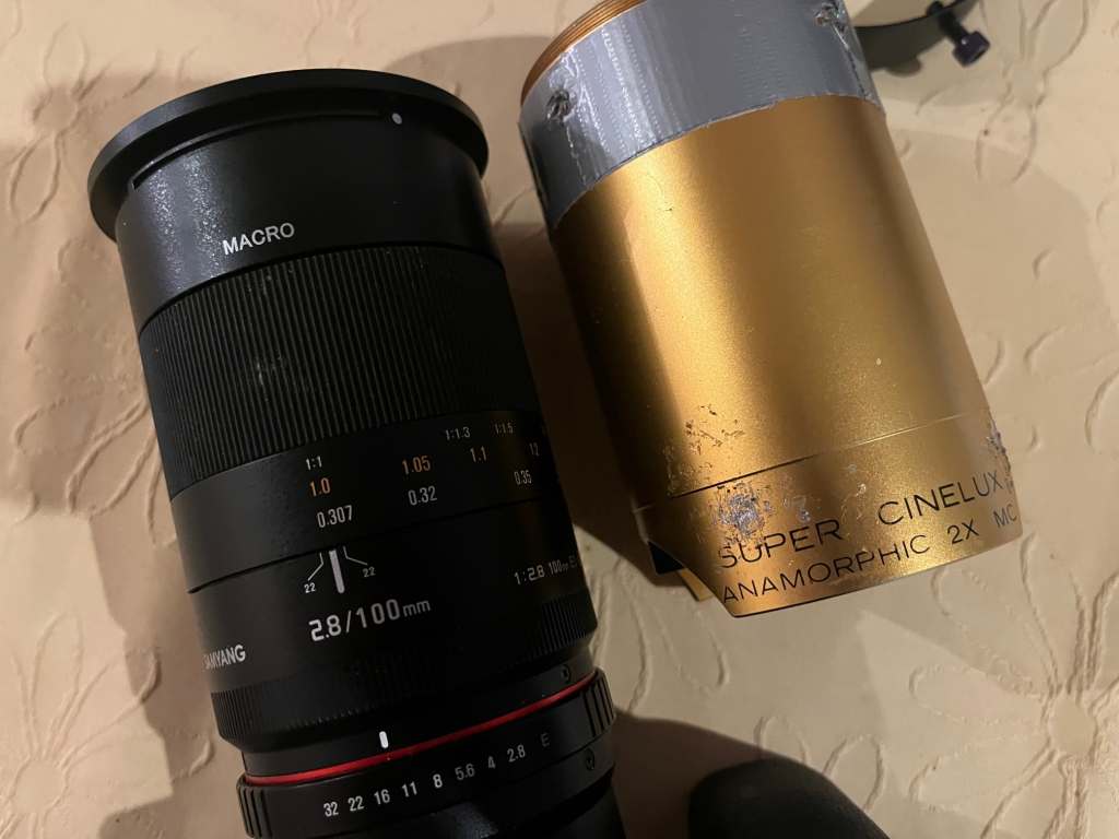 Anamorphic - Dual Lenses. Tom Milton