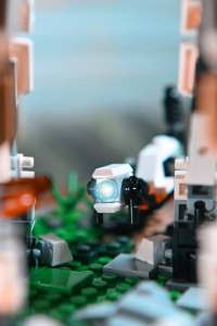 A watcher build from LEGO Horizon Forbidden West: Tallneck (76989) set