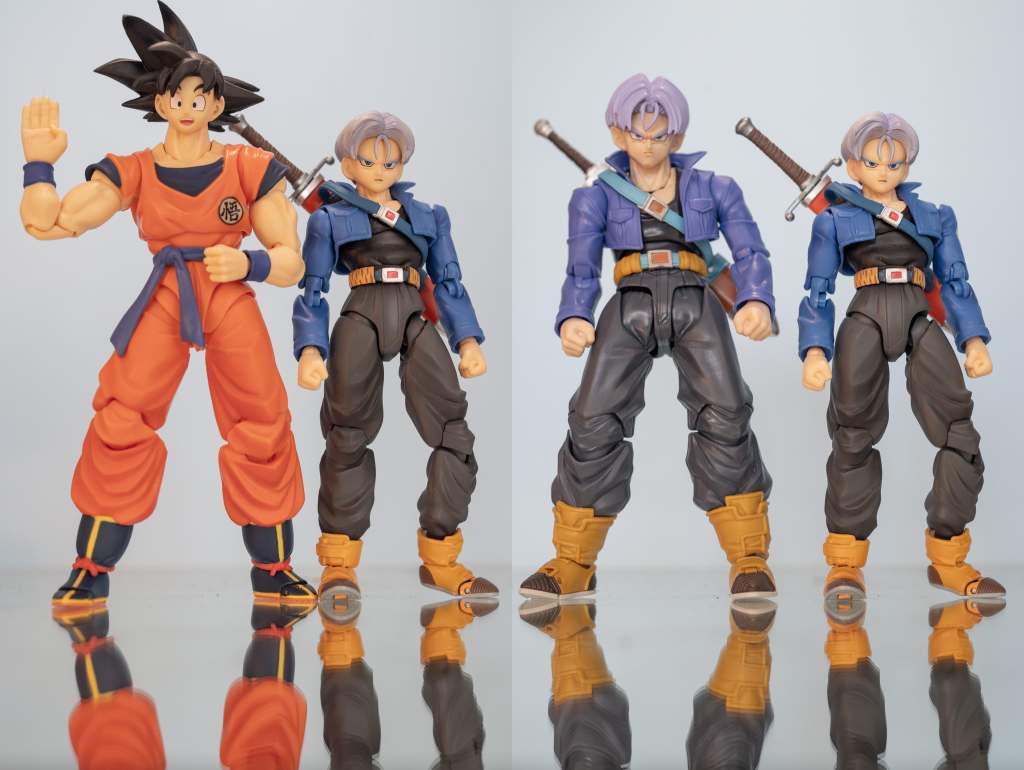 Bandai-SHF Dragon Ball Super Saiyan Trunks Figura de Ação Anime