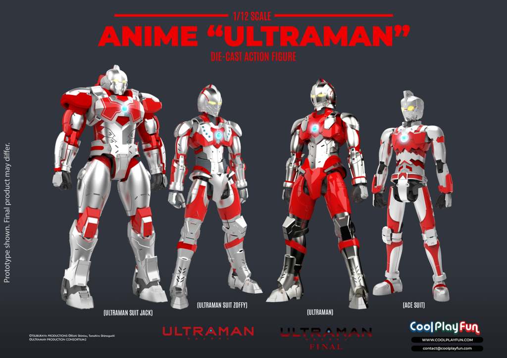 TOY PREVIEW: ULTRAMAN Die-Cast Action Figure Lineup - Toy Photographers