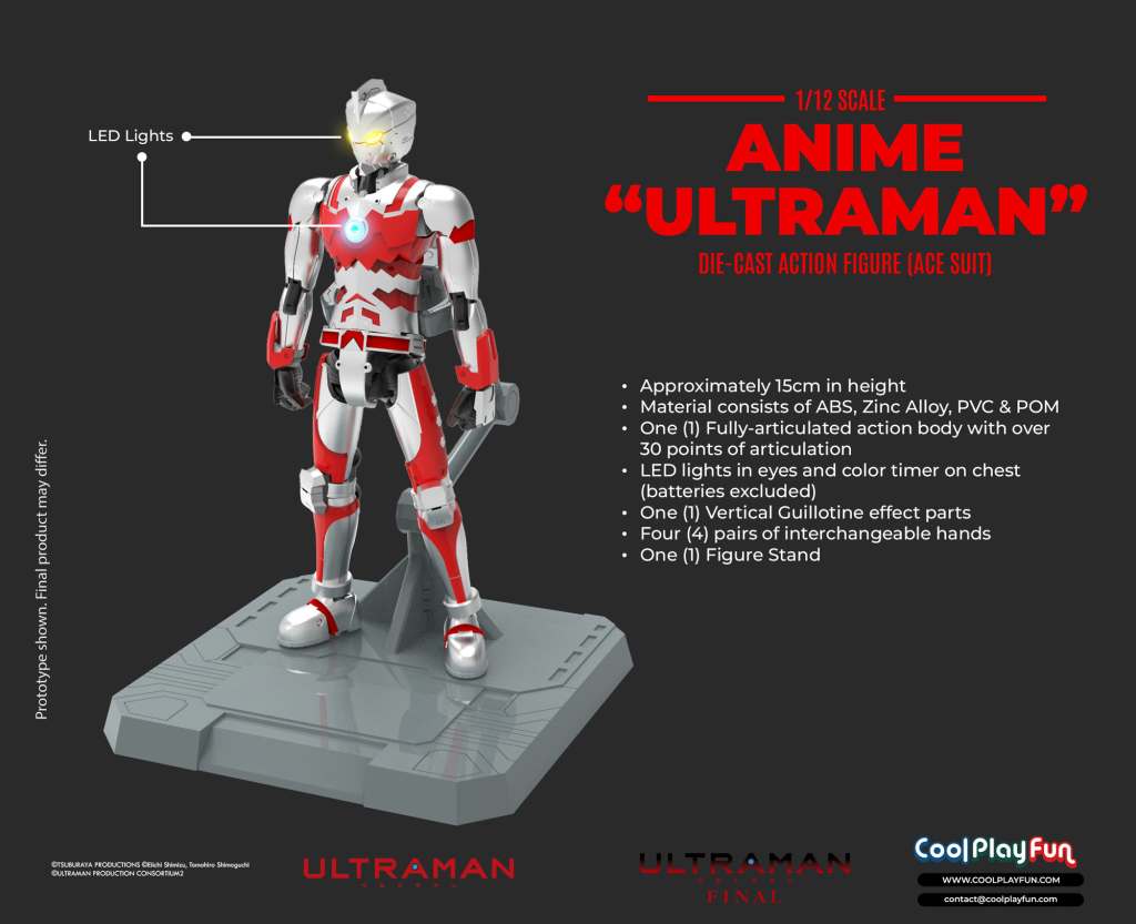 TOY PREVIEW: ULTRAMAN Die-Cast Action Figure Lineup - Toy