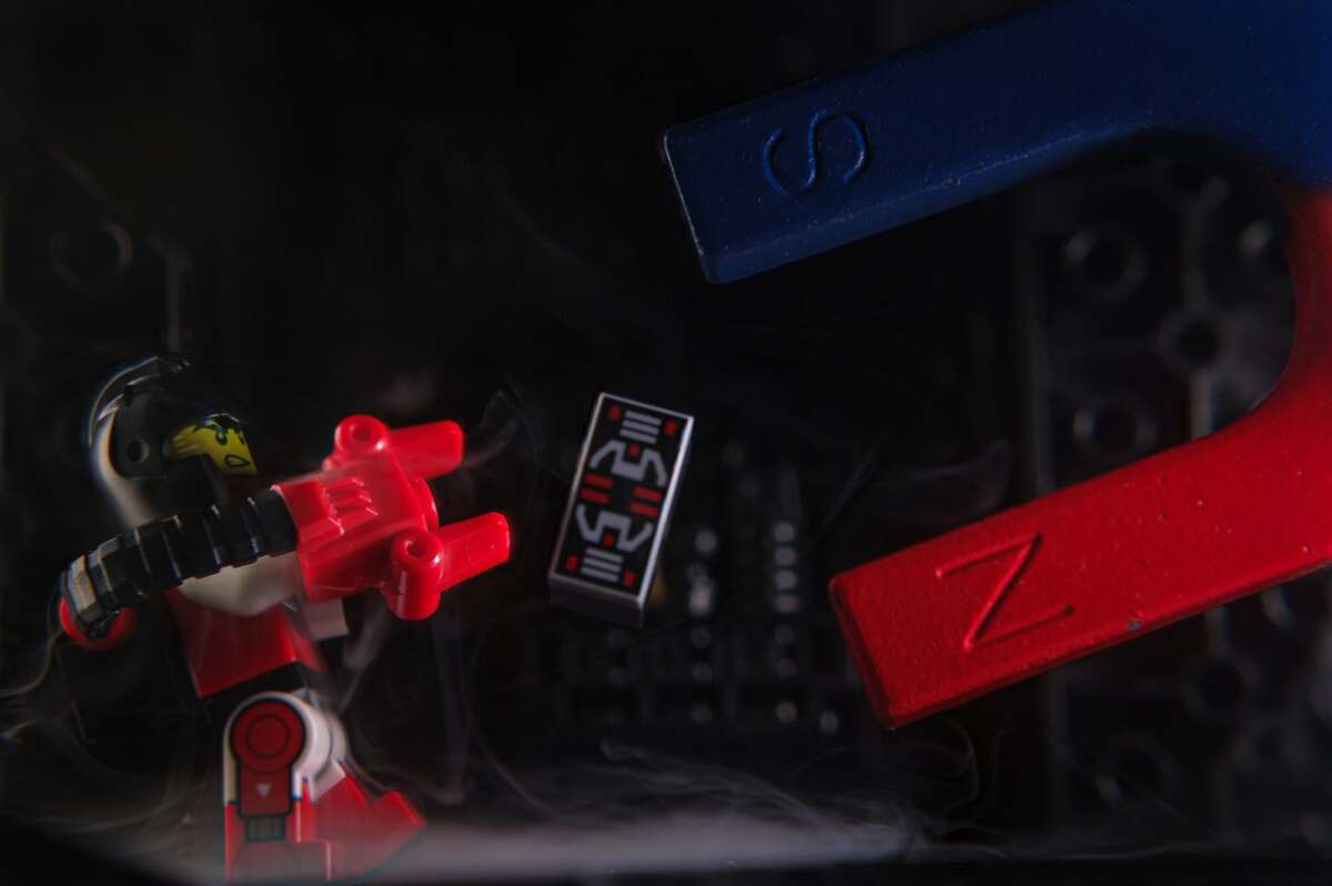 LEGO CMF 26 series M-Tron powerlifter minifigure