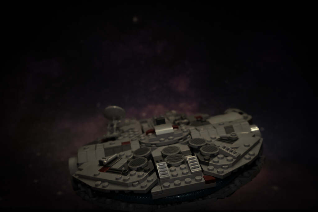 Millennium Falcon Space Lego theperryadventures