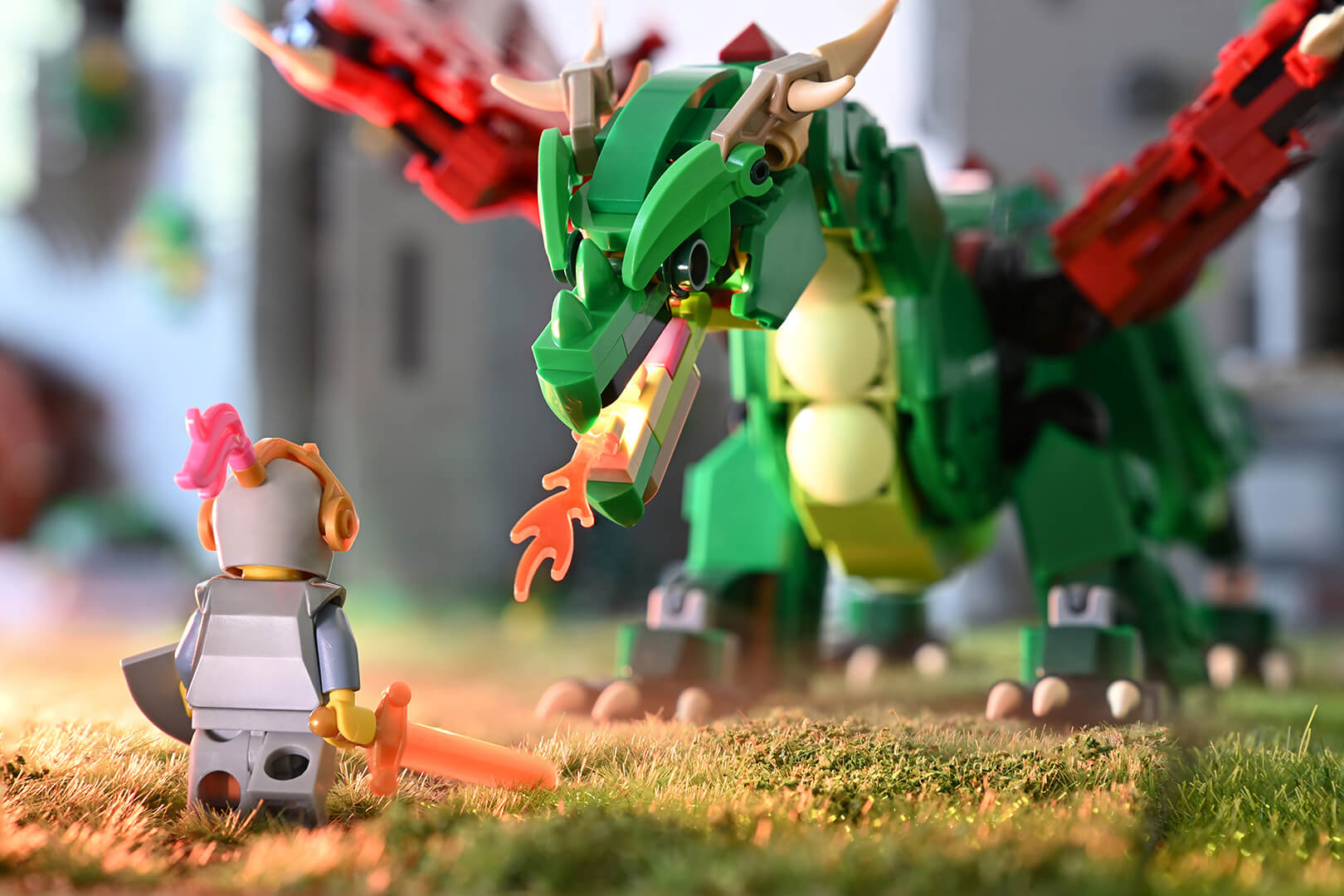 Brave little knight