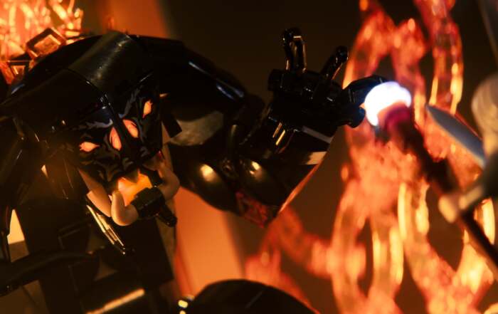 The dark fire will not avail you