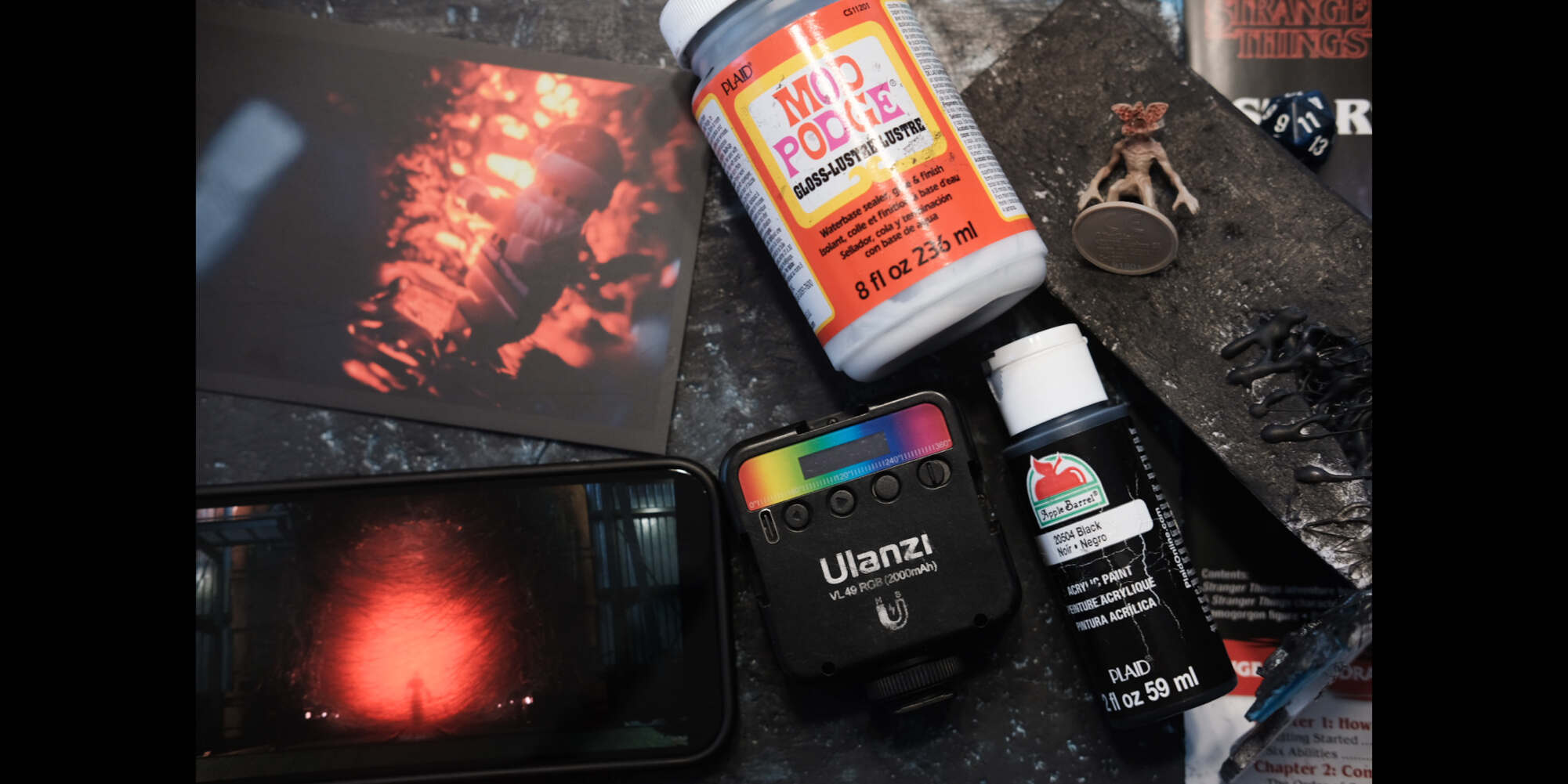 DIY Stranger Things Portal Toy Photography