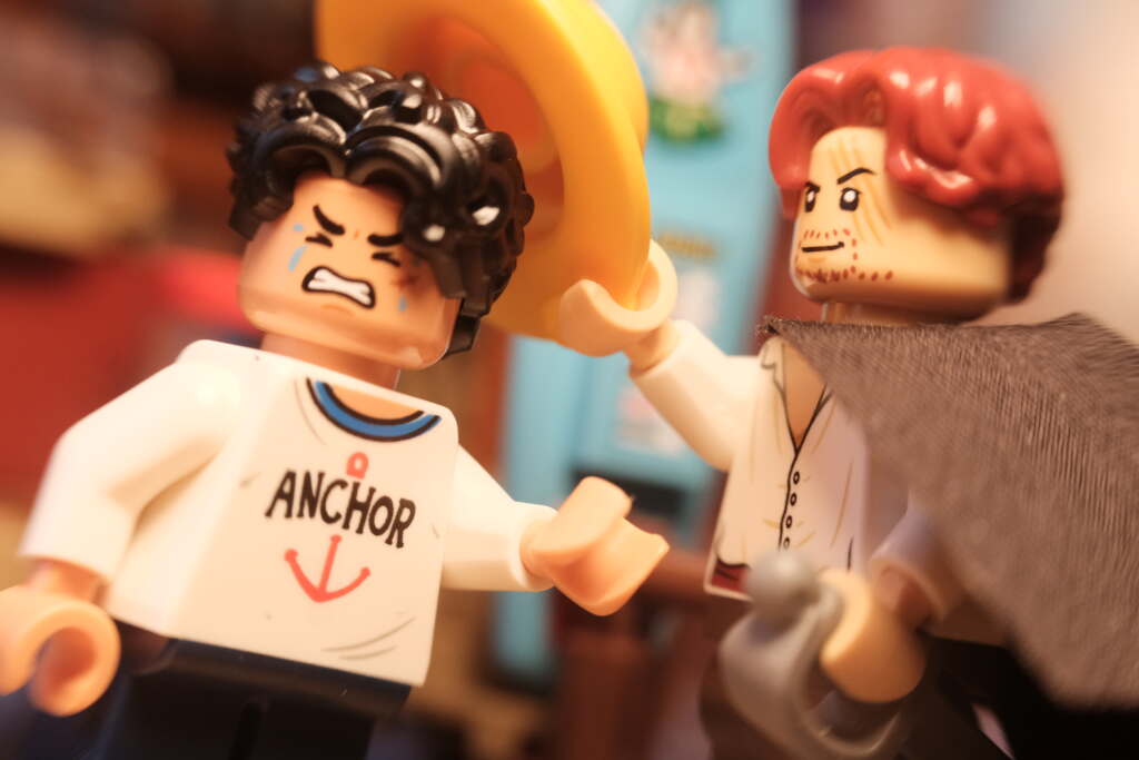 LEGO Luffy receives The Straw Hat @theperryadventures
