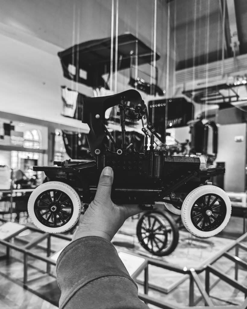 Deconstructed LEGO Ford Model T theperryadventures