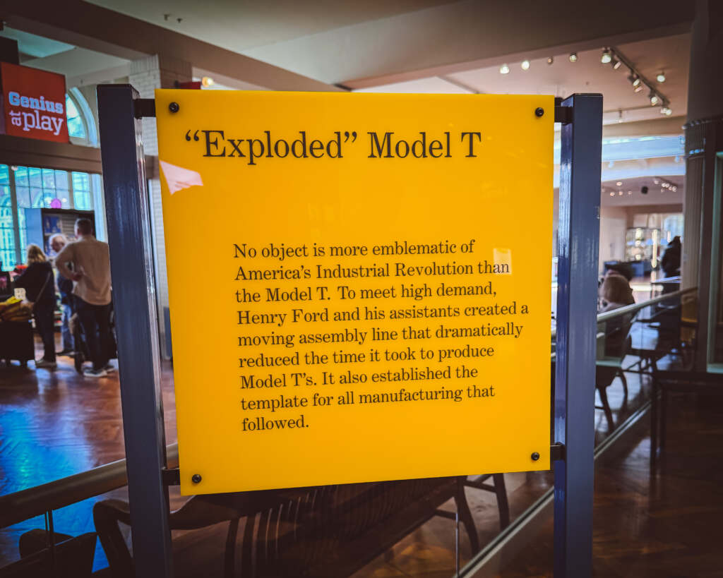 exploded model t inscription henry ford museum theperryadventures